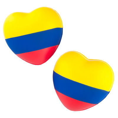 Corazón Antiestrés Tricolor