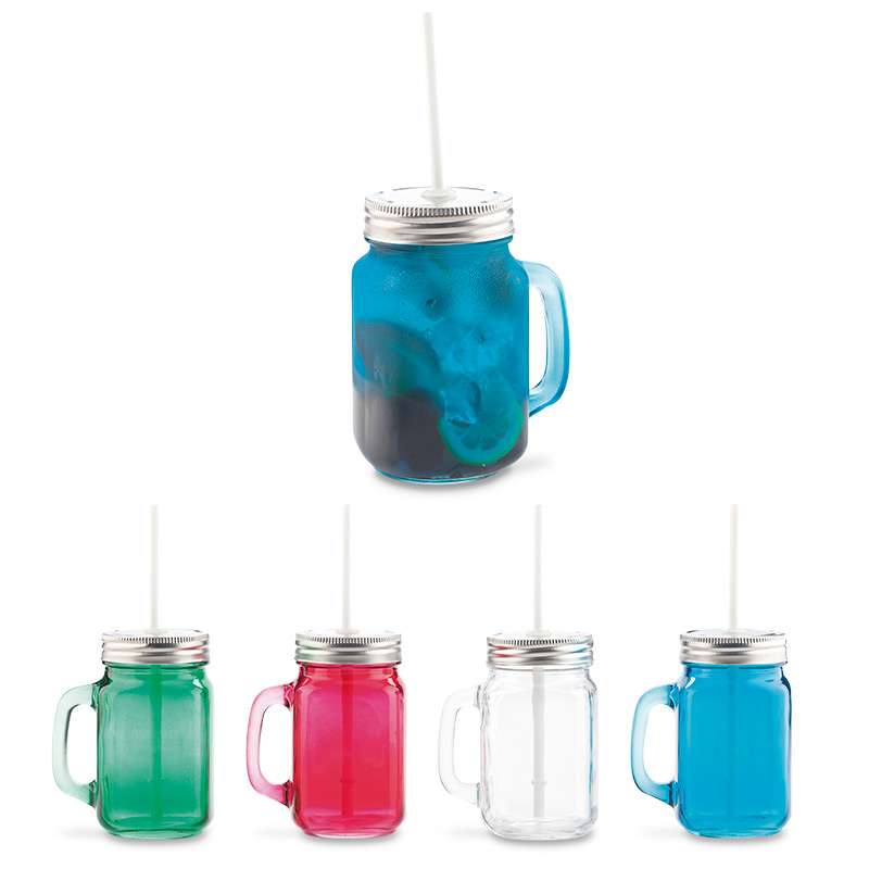 Jarra En Vidrio Kolors 15 OZ